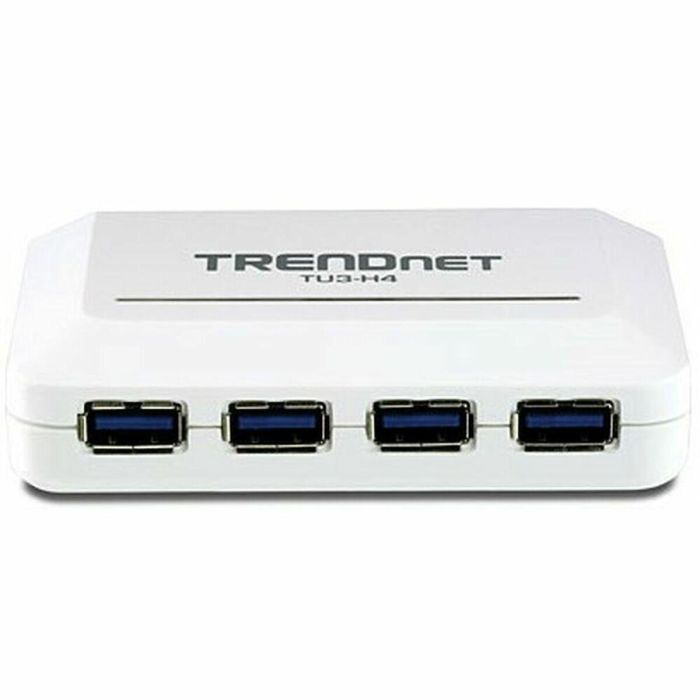 Hub USB Trendnet TU3-H4 Blanco 2 Hub USB Trendnet TU3-H4 Blanco 2
