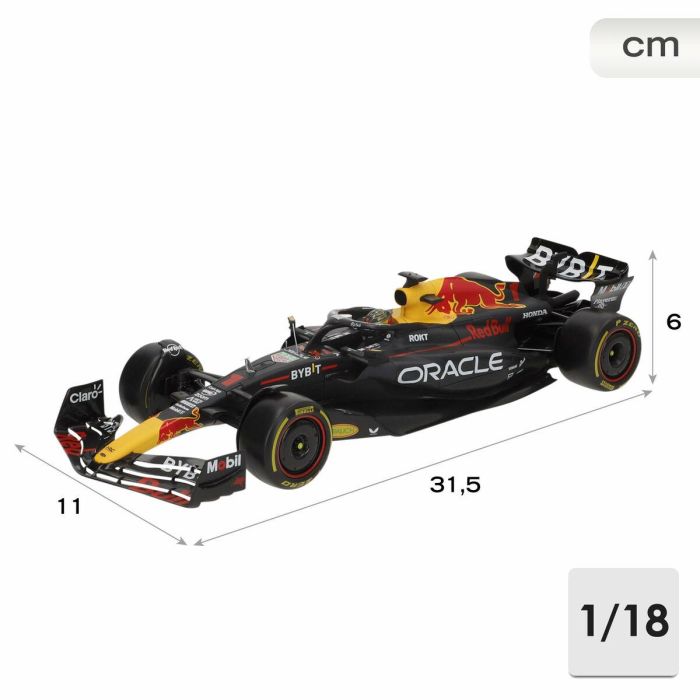 Coche Bburago F1 Race Oracle Red Bull Racing RB19 1:18 3