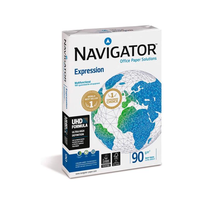 Papel Fotocopiadora Navigator Din A4 90 gramos Paquete De 500 Hojas 3