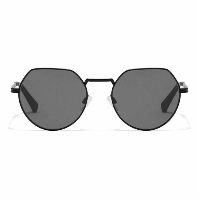 Hawkers Gafas de Sol AURA Negras Unisex Protección UV400 Cat. 3 Lentes TR18 Semiredondeadas Montura Acero Inoxidable Mate 8