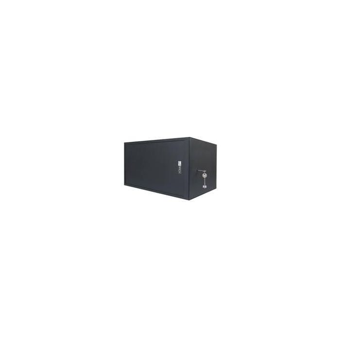 WP European Cabling Solution Armario Mini - Rack Seguridad Wp 19 Pulgadas Serie WPN-RWS-06504-B, 6U, Profundidad 400 mm, Hasta 60 kg, Negro