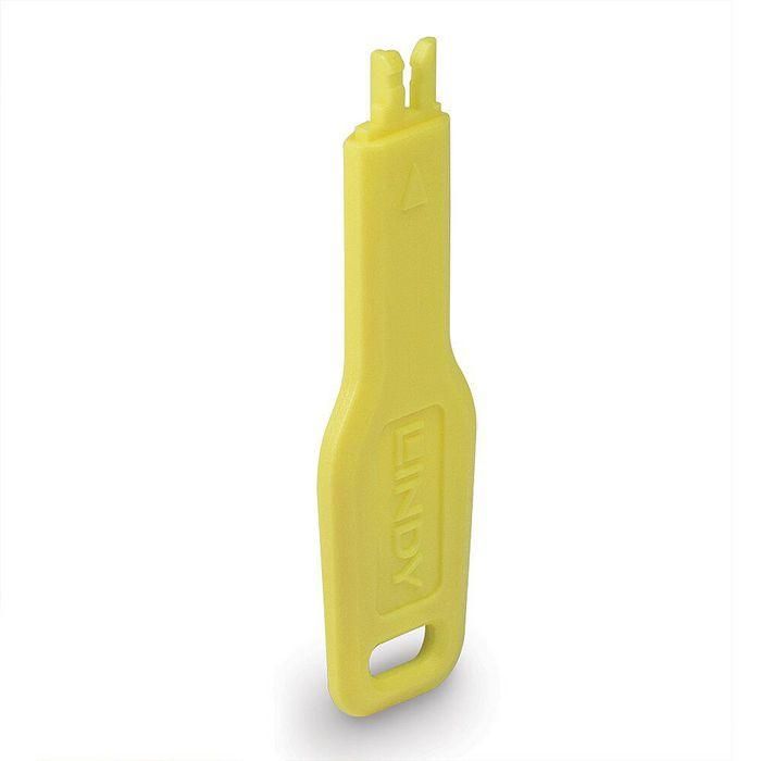 Lindy RJ45 Port Blocker key, Yellow Lindy RJ45 Port Blocker key, Yellow