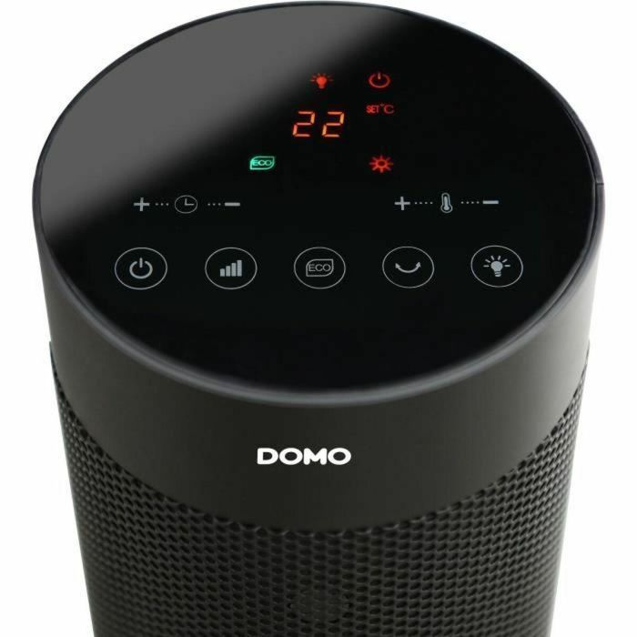Domo DO7345H Calefactor cerámico con efecto leña 2000 W Negro 83,5 cm 4