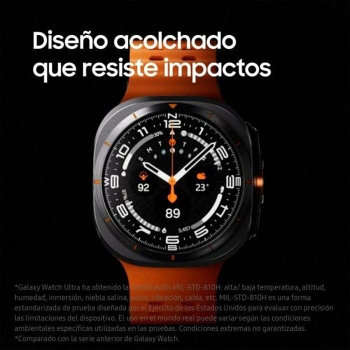 Smartwatch Samsung Galaxy Watch Ultra 4G Gris Naranja Gris oscuro 7