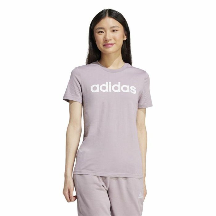 Camiseta de Manga Corta Mujer Adidas Linear (XS)