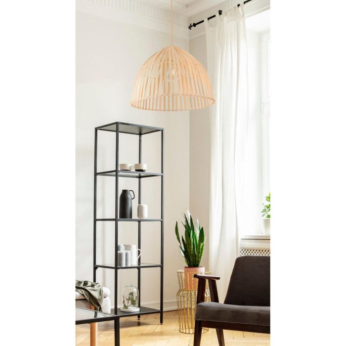SKD-P80051 Lámpara Colgante Jacarei de Ratán Natural Estilo Boho-Chic - Casquillo E27 Compatible CCT/RGB 2