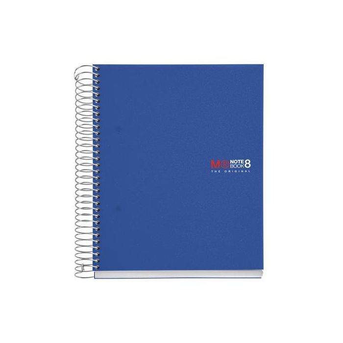 Bloc Miquelrius The Original Notebook 8 Micro.Tapa Pp A5 200H 70G Cuadric.5X5 Azul (Set de 5)