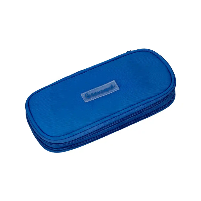 Liderpapel Estuche Portatodo Color Pop con Compartimento Extensible, 2 Cremalleras, Azul, 230x60 mm 3