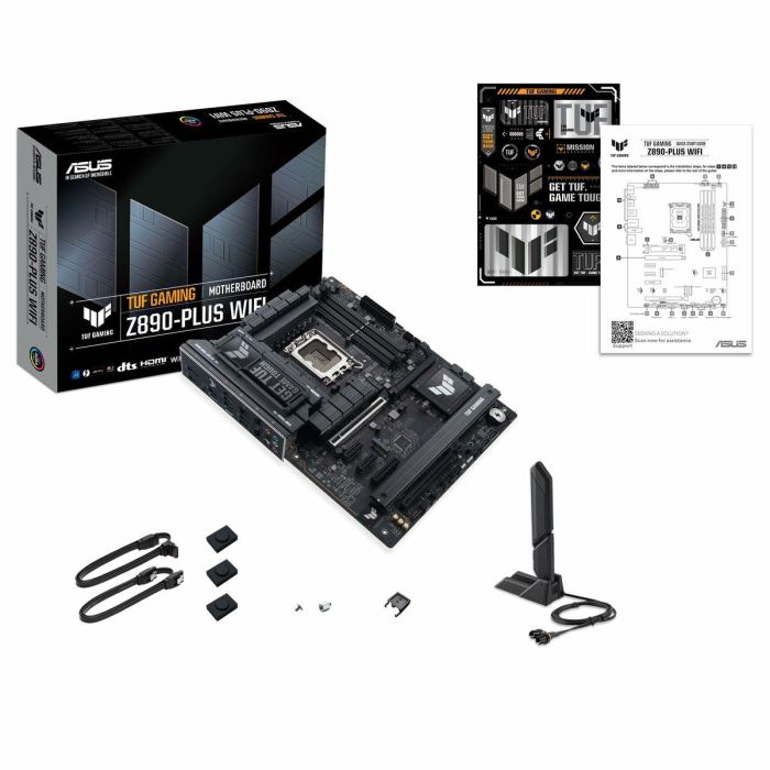ASUS TUF GAMING Z890-PLUS WiFi Placa Base LGA1851 con Chipset Intel Z890, DDR5, ATX 21