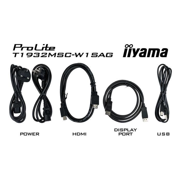 iiyama ProLite T1932MSC-W1SAG pantalla para PC 48,3 cm (19") 1280 x 1024 Pixeles Full HD LED Pantalla táctil Mesa Blanco 18 iiyama ProLite T1932MSC-W1SAG pantalla para PC 48,3 cm (19") 1280 x 1024 Pixeles Full HD LED Pantalla táctil Mesa Blanco 18