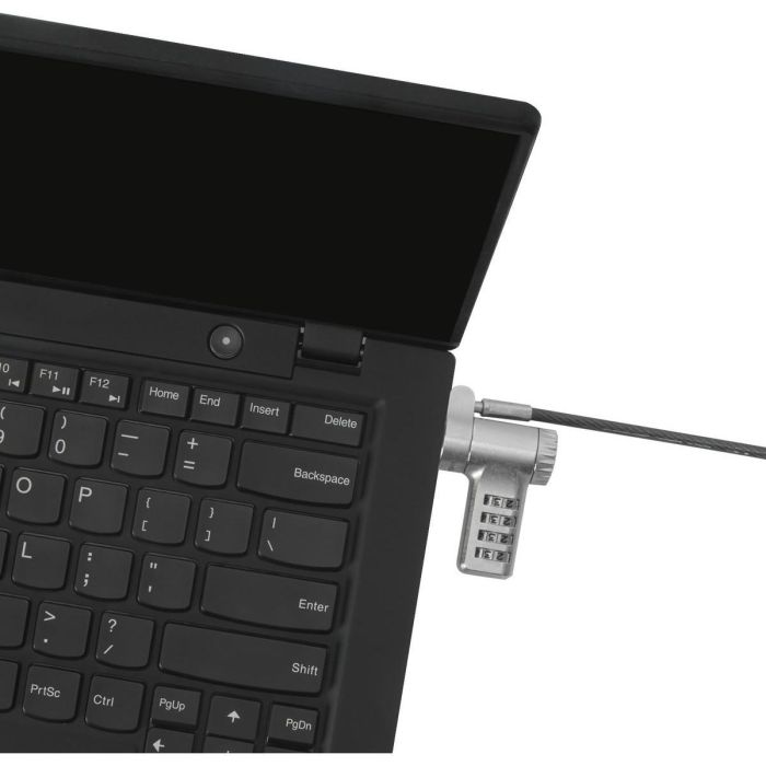 Targus ASP96RGL - Candado de Combinación Reajustable de Acero Galvanizado para Portátil/PC/Monitor, Cable de 2m, Plata 4 Targus ASP96RGL - Candado de Combinación Reajustable de Acero Galvanizado para Portátil/PC/Monitor, Cable de 2m, Plata 4