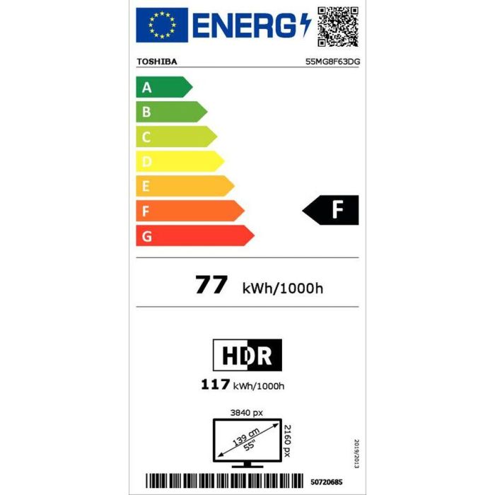 Smart TV Toshiba 55MG8F63DG 55" 4K Ultra HD LED HDR HDR10 DVB-T2 Google Assistant Direct-LED LCD DVB-S2 1 Smart TV Toshiba 55MG8F63DG 55" 4K Ultra HD LED HDR HDR10 DVB-T2 Google Assistant Direct-LED LCD DVB-S2 1
