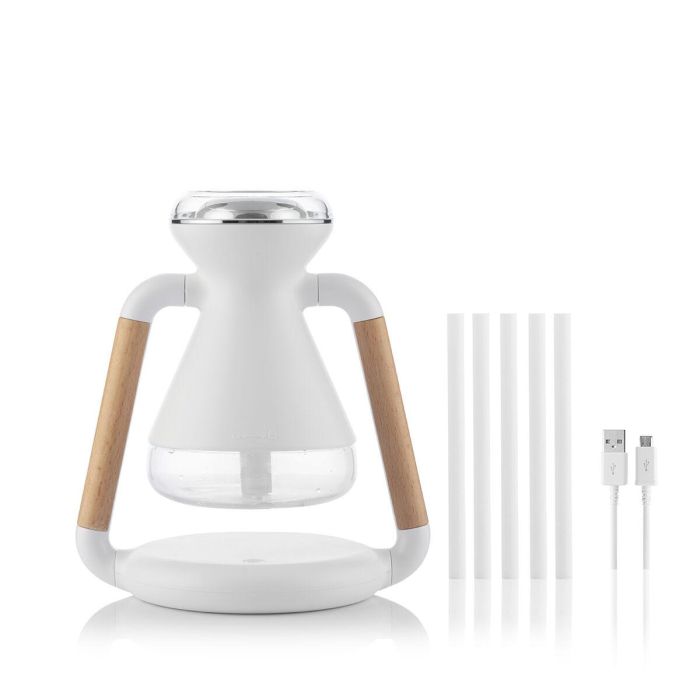 Humidificador Difusor de Aromas y Cargador Inalámbrico 3 en 1 Misvolt InnovaGoods 3 Humidificador Difusor de Aromas y Cargador Inalámbrico 3 en 1 Misvolt InnovaGoods 3