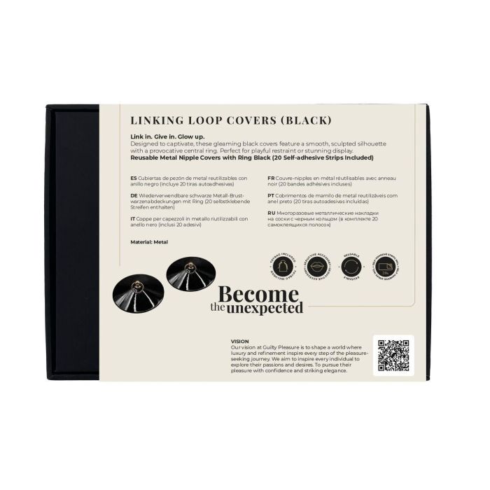 Pezoneras Guilty Pleasure Negro Talla única 3