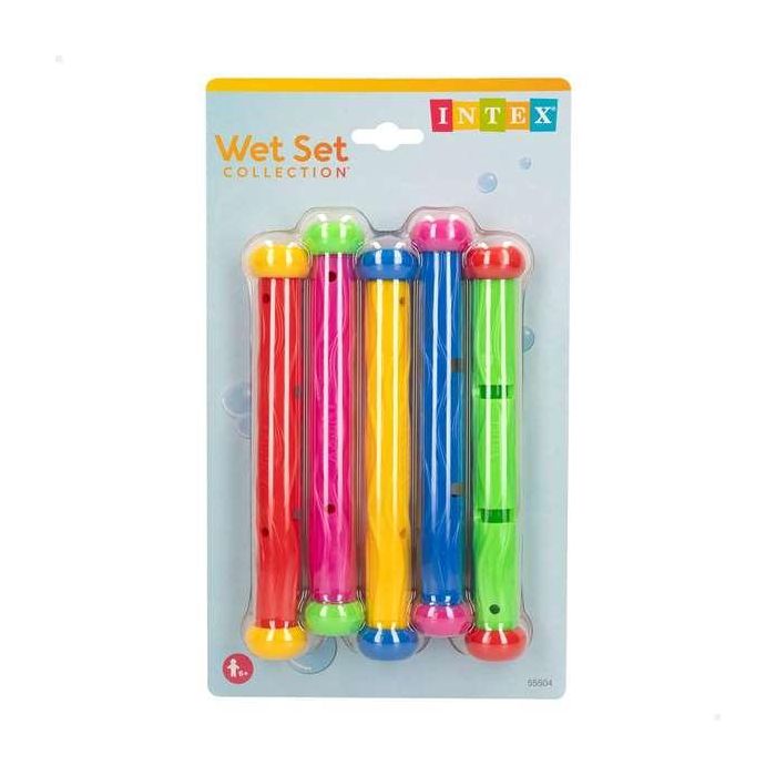 Intex Juegos Acuatico Fun Sticks Blister 5 Piezas Juguete Piscina Infantil PVC 3 Intex Juegos Acuatico Fun Sticks Blister 5 Piezas Juguete Piscina Infantil PVC 3