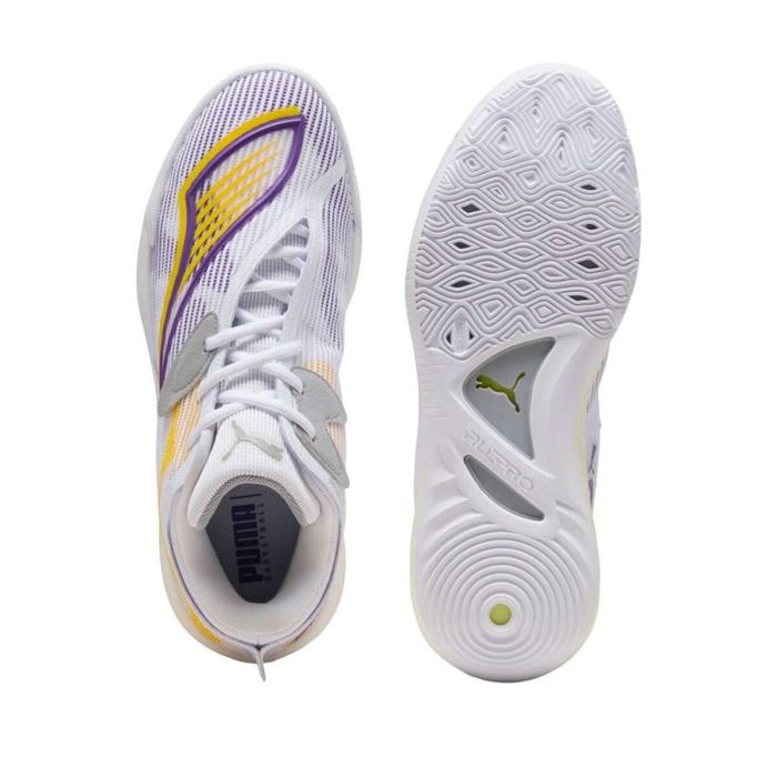 Zapatillas de Baloncesto para Adultos Puma All-Pro Nitro™ 2 Blanco Morado 3-4 Años 4