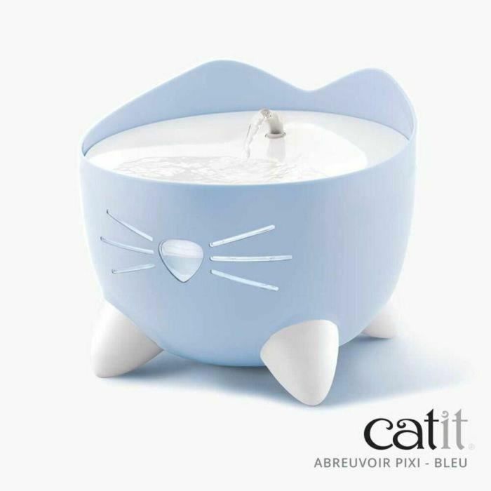 Cat It Fuente de Agua Automática para Gatos - 2.5 L - Azul