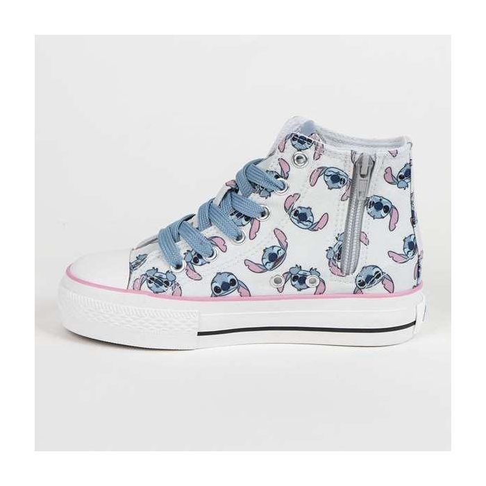 Cerdá Zapatilla Loneta Suela Tpr Alta Stitch T032 Niña Azul Claro Talla 32