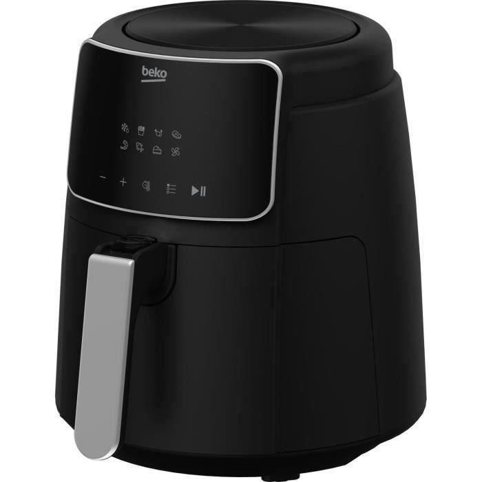 Freidora multifunción sin aceite - BEKO - FRL2244B - 1500 W - 3,9 L para 0,8 kg de patatas fritas - 8 programas - Pantalla táctil - Negra 1