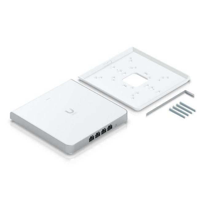 Ubiquiti U6 Enterprise Punto de Acceso Wi-Fi Tri-banda 2.4/5/6 GHz 4800 Mbps PoE 2.5G Ethernet Blanco