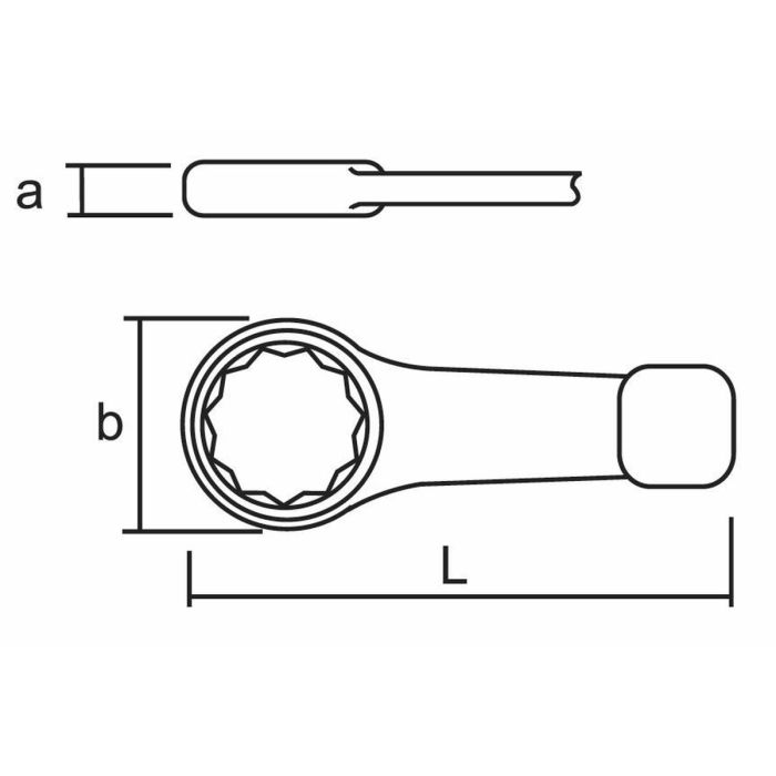 Llave de estrella KUKKO 120 mm Acero 1