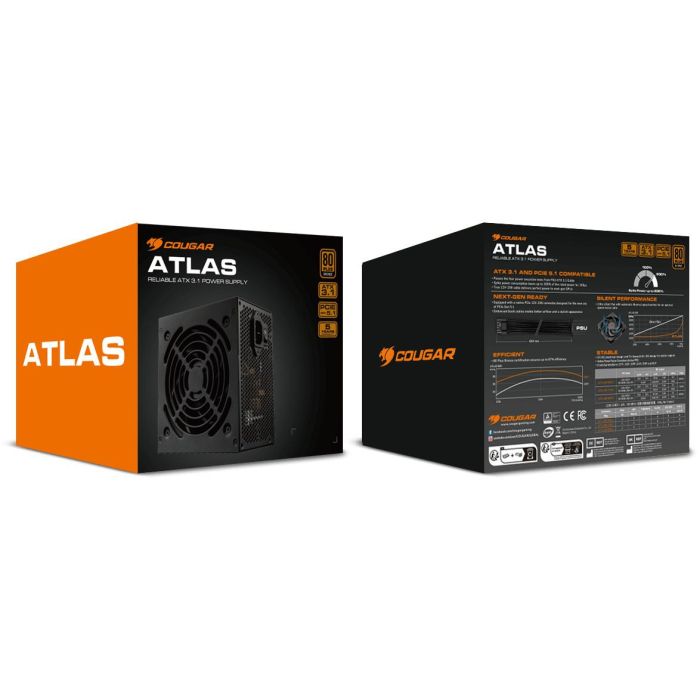 650W COUGAR Netzteil ATLAS 650W ATX3.1/ 80 Plus Bronze 7 650W COUGAR Netzteil ATLAS 650W ATX3.1/ 80 Plus Bronze 7