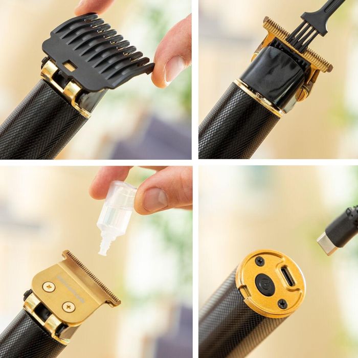 Cortapelos Profesional Recargable con Accesorios Triher InnovaGoods 11 Cortapelos Profesional Recargable con Accesorios Triher InnovaGoods 11