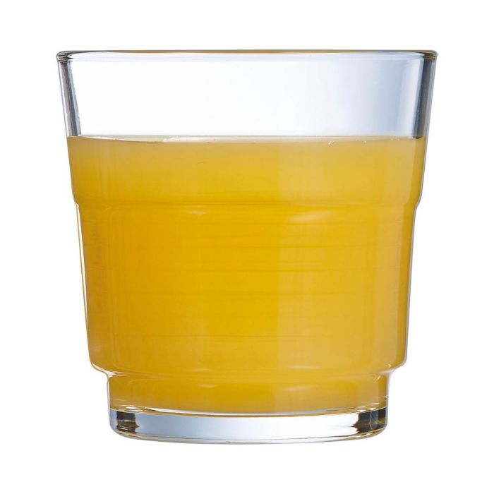 Arcoroc Caja 6 Vasos Bajos Vidrio Spirale 25 cL Apto Lavavajillas y Microondas Fabricado en Francia 1
