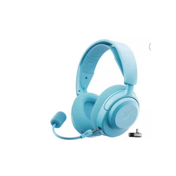 SteelSeries 61691 - Auriculares inalámbricos Arctis Nova 3XW Aqua, Bluetooth 5.3, micrófono bidireccional, para gaming/música