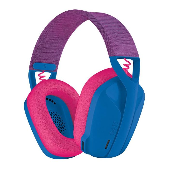 Logitech G435 Auriculares Gaming Inalámbricos Bluetooth y LIGHTSPEED Azul, Ligero, Conexión Dual para PC y Consolas 1