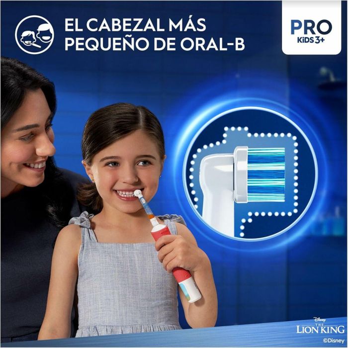 Cepillo de Dientes Eléctrico Oral-B Rey Leon Rojo Multicolor 5 Cepillo de Dientes Eléctrico Oral-B Rey Leon Rojo Multicolor 5