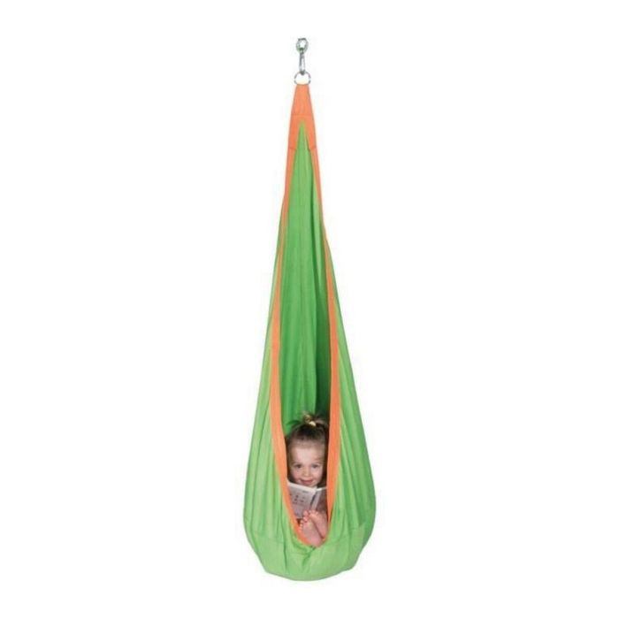 Aleo By Trigano Cocoon Hanging Canvas para Pórtico 70x70x140 cm Verde Naranja Niños +3 Años 0 Aleo By Trigano Cocoon Hanging Canvas para Pórtico 70x70x140 cm Verde Naranja Niños +3 Años 0