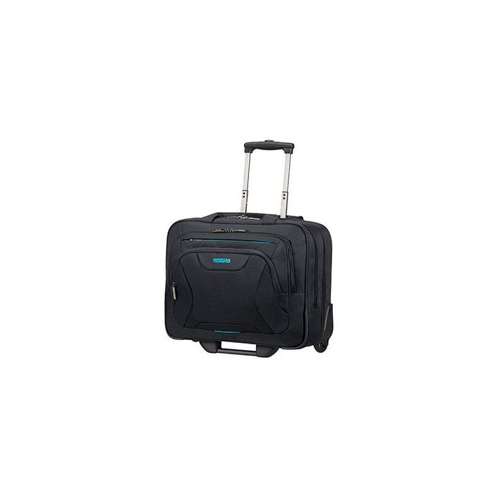 Maletín con Ruedas para Portátil de 15,6" Compartimento para Ropa 230X440X380 Mm Negro American Tourister SA33G006 NE