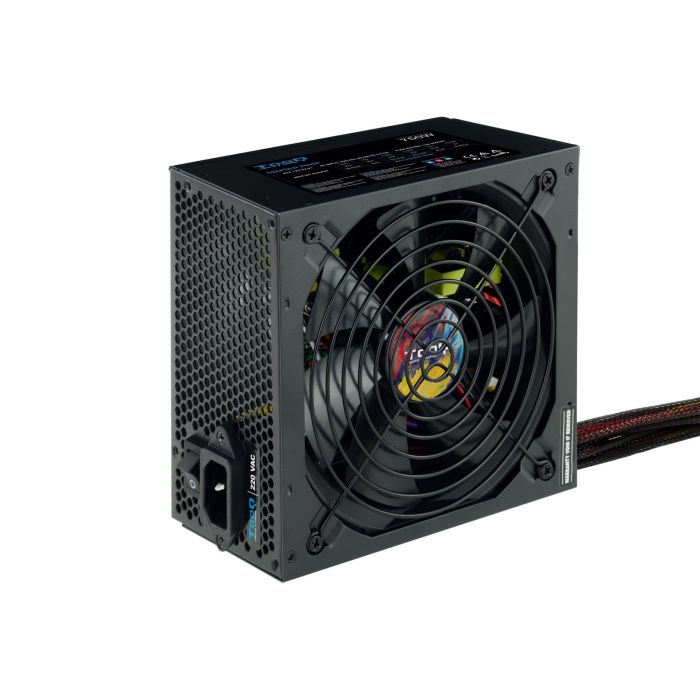 Tooq TQAPOLO-750SP Fuente de Alimentación ATX 12V V2.3 750W PFC Activo Ventilador 140mm silencioso para PC Gaming Crossfire SLI 1 Tooq TQAPOLO-750SP Fuente de Alimentación ATX 12V V2.3 750W PFC Activo Ventilador 140mm silencioso para PC Gaming Crossfire SLI 1