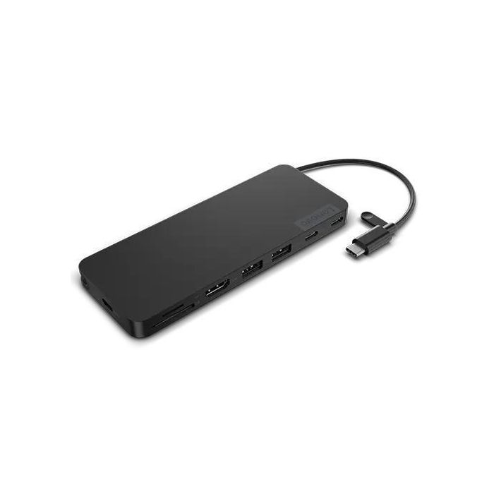 Lenovo USB-C Slim Travel Dock - Adaptador Portátil con Expansión de Puertos, Soporte para Pantallas de Alta Resolución y Carga Óptima 4 Lenovo USB-C Slim Travel Dock - Adaptador Portátil con Expansión de Puertos, Soporte para Pantallas de Alta Resolución y Carga Óptima 4