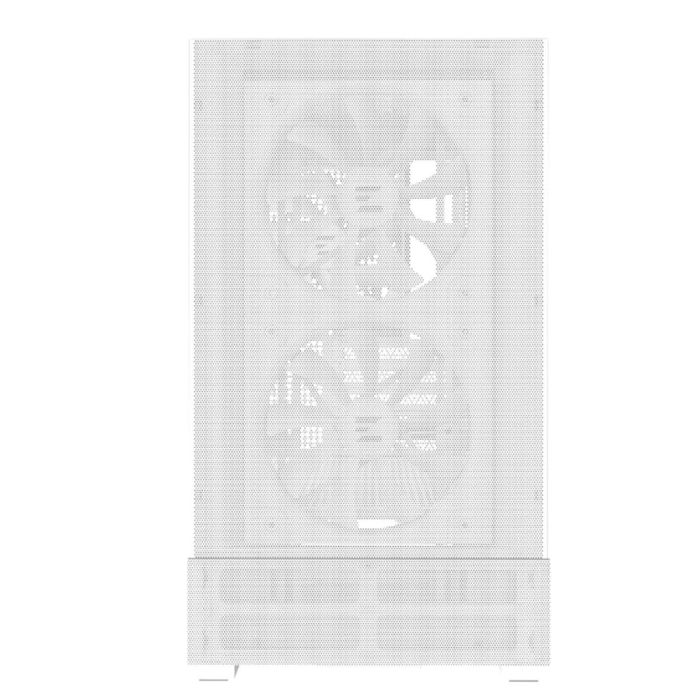 Zalman P30 Air White Mini Tower PC Blanco para placas Micro-ATX y Mini-ITX con ventana lateral de vidrio templado 26