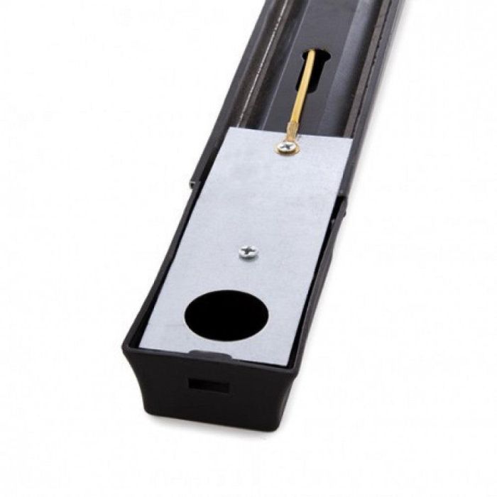 Carril Monofásico de Aluminio para Focos LED, 2 Metros, Negro, para Instalación en Pared o Techo - HO-218000CARRIL-N-2M 2 Carril Monofásico de Aluminio para Focos LED, 2 Metros, Negro, para Instalación en Pared o Techo - HO-218000CARRIL-N-2M 2