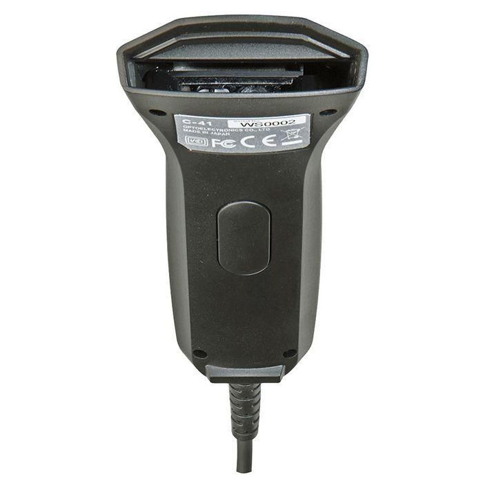 Opticon C-41S, 1D Linear Imager, CCD, 624nm, 300 scans/sec, Manual/Auto-trigger, USB, Black, 55g 4
