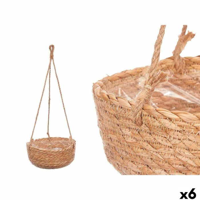 Set de Macetas LR23067 Natural Esparto 21 x 11,5 x 21 cm 23 x 13 x 23 cm 26 x 15 x 26 cm