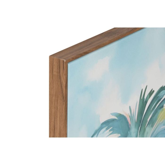 Cuadro Tropical DKD Home Decor Verde Azul 3.5 x 80 x 80 cm (2 Unidades) 3 Cuadro Tropical DKD Home Decor Verde Azul 3.5 x 80 x 80 cm (2 Unidades) 3
