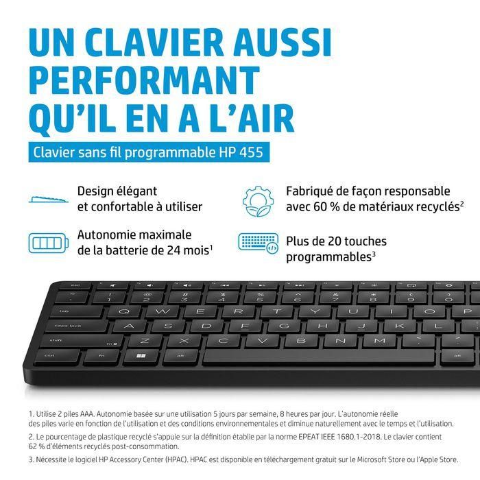 HP 455 Programmable Wireless Keyboard Nordic UUZ – Switzerland 7 HP 455 Programmable Wireless Keyboard Nordic UUZ – Switzerland 7