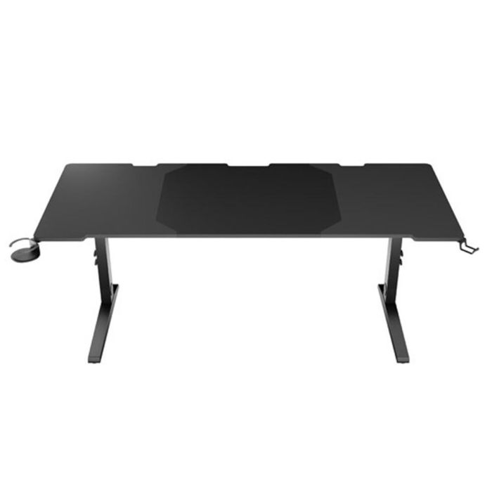 GENESIS NDS-2251 Escritorio Gaming Modular Holm 180 cm Negro, Altura Ajustable, LED RGB, Ergonómico, Gestión de Cables 1