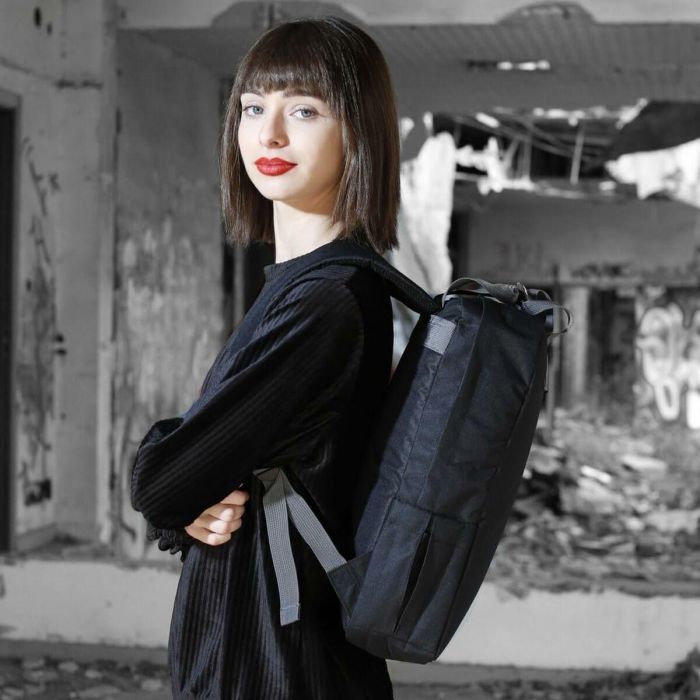 Mochila para Portátil Silver Electronics 111721540199 Azul Negro 16" 2