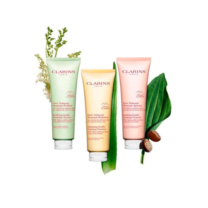 Clarins DOUX NETTOYANT MOUSSANT purifiant Limpiador Facial Espumoso Suave Purificante 125 ml 2