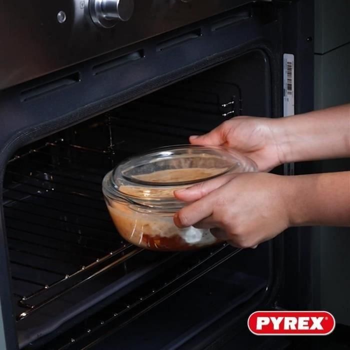 Pyrex Cacerola Boro con Tapa Essentials 1.6L + 0.5L Vidrio Transparente 2 Piezas Apta Horno Microondas Congelador Lavavajillas Choque Térmico 4 Pyrex Cacerola Boro con Tapa Essentials 1.6L + 0.5L Vidrio Transparente 2 Piezas Apta Horno Microondas Congelador Lavavajillas Choque Térmico 4