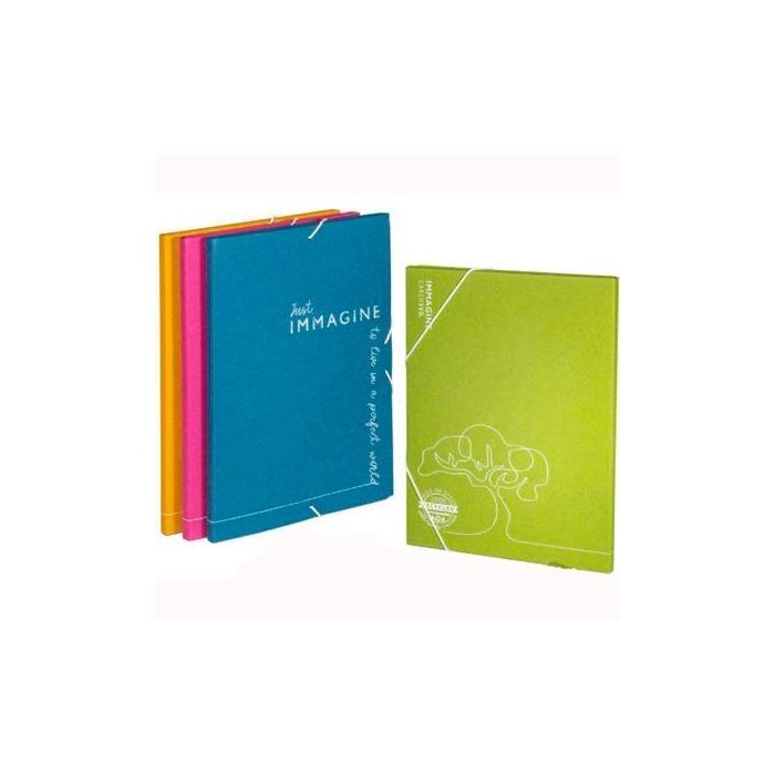 Carchivo Carpeta Immagine Tres Solapas Gomas A4 100% Reciclado Surtido Carchivo Carpeta Immagine Tres Solapas Gomas A4 100% Reciclado Surtido
