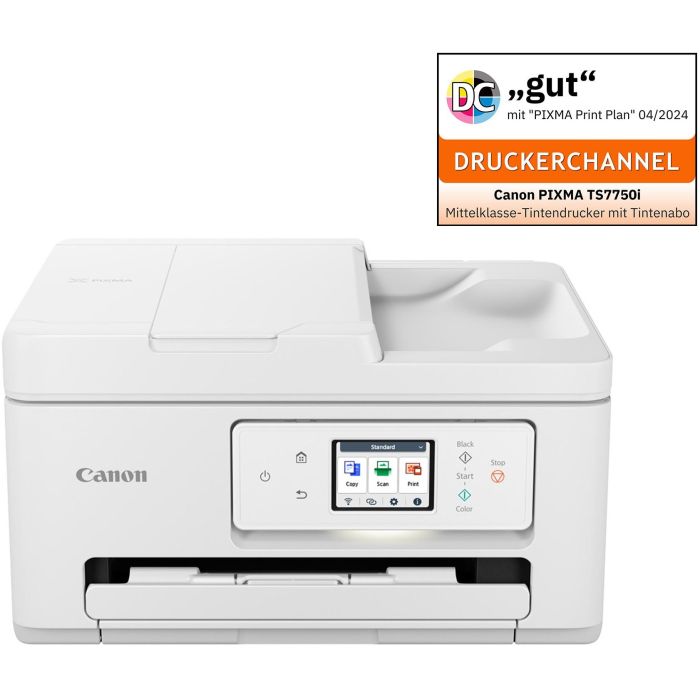 Canon PIXMA TS7750i - Impresora Multifunción con Wi-Fi, Duplex, Impresión, Copia, Escaneo y Nube, 2 Cartuchos FINE