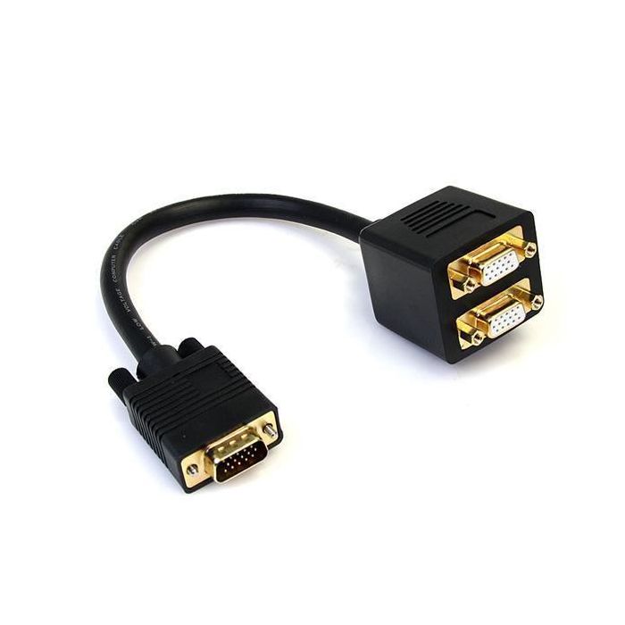 Cables Audio-Video Startech Cable 30 cm Splitter 2X Vga Cables Audio-Video Startech Cable 30 cm Splitter 2X Vga