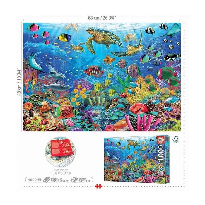 Educa Puzzle 1000 piezas Tortugas en el Paraíso 11