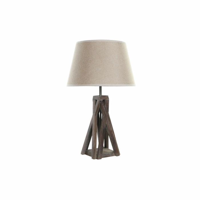 Lampara Sobremesa Alpino DKD Home Decor Marron Oscuro 35 x 56 x 35 cm